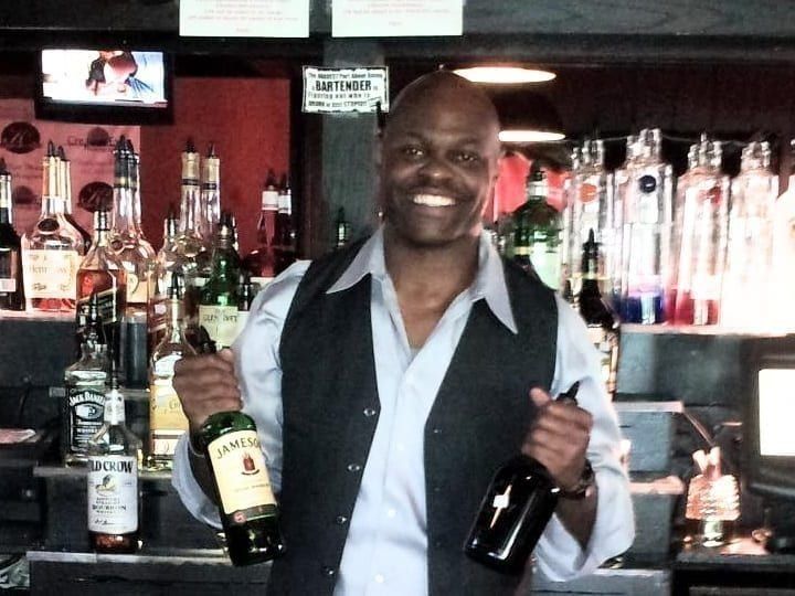 Julian - PBS graduate bartending in Virginia