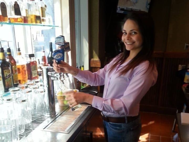 Holly - PBS graduate bartending in Virginia
